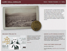 Tablet Screenshot of lorihallaraujo.com